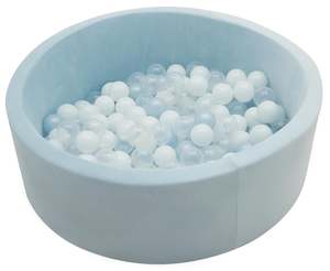 Activity Learning Baby Toys: Ball Pit with 200 Play Balls - Blue