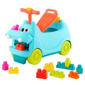 B.Toys: Ride-On Hippo with Light & Sound