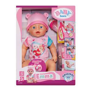 Dolls-Baby: Baby Born Emma Doll 43cm