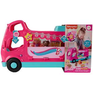 Preschool-Figures and Playsets: Fisher-Price Little People Barbie Little Dream Camper