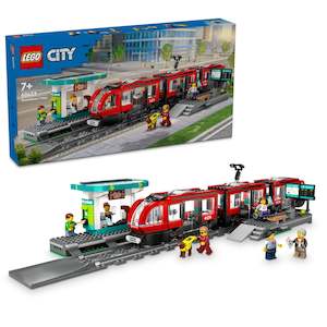 Lego City: LEGO 60423 City Downtown Streetcar And Station