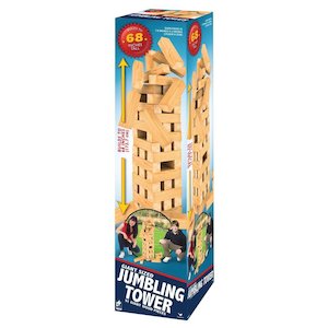 Spin Master: Giant Sized Jumbling Tower 68Inch(172.7cm) 51 Pieces