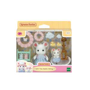 Sylvanian Families: Sylvanian Families Bath Time Bubble Siblings