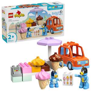 Lego Duplo: LEGO 10458 DUPLO Bluey Ice Cream Trip with Bluey