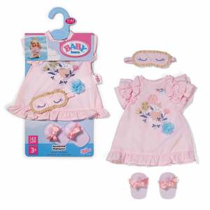BABY Born 43cm Pink Nightgown Set