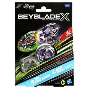 Beyblade X Yell Kong 3-60GB and Helm Knight 5-80T Top Dual Pack Set