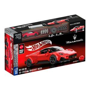 Hot Wheels: Mattel Brick Shop Hot Wheels Speed Maserati MC20 Building Set