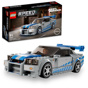 Lego Speed Champions: LEGO 76917 Speed Champions 2 Fast 2 Furious Nissan Skyline GT-R (R34)