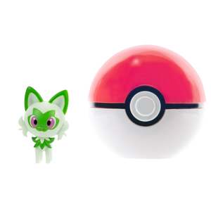 Pokemon: Pokemon Clip N Go Sprigatito & Poké Ball