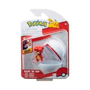 Pokemon Clip N Go Magby & Premier Ball