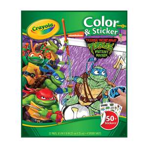 Crayola Color & Sticker Teenage Mutant Ninja Turtles