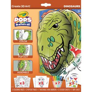Crayola Pops 3D Activity Set - Dinosaurs