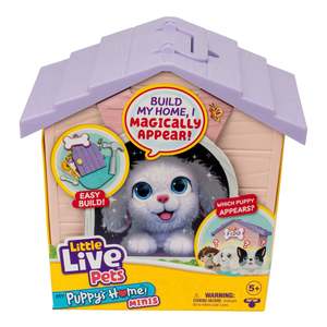 Little Live Pets: Little Live Pets My Puppy's Home S2 Mini Playset - Pink