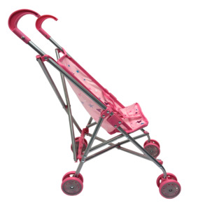Playworld: Playworld Doll Umbrella Stroller Pink