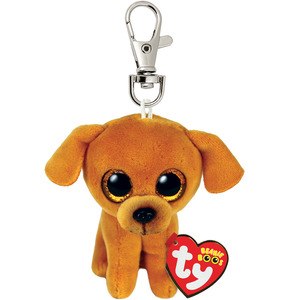 Ty Beanie: Ty Beanie Boo Clip - Zuzu Tan Dog