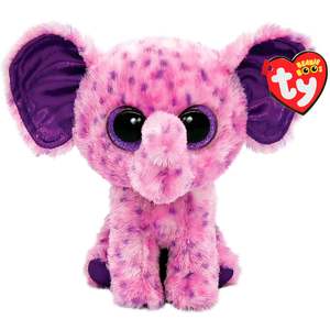 Ty Beanie: Ty Beanie Boo Regular - Eva Purple Elephant