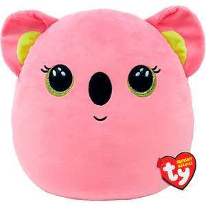Ty Beanie: Ty Squishy Beanies 35cm - Poppy Pink Koala