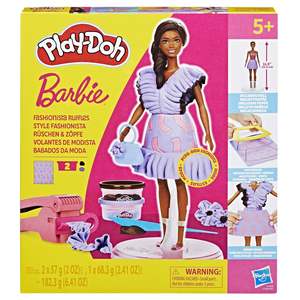 Play Doh: Play-Doh Barbie Fashionista Ruffles Doll Set