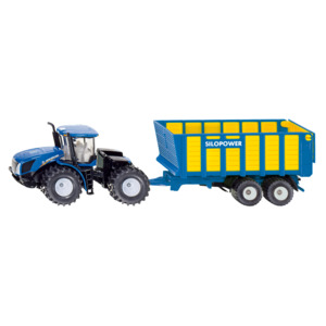 Siku 1947 1:50 New Holland T9.560 Tractor With Silage Trailer