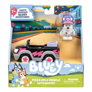 Bluey: Bluey Pizza Girls with Muffin Mini Figure Vehicle Playset