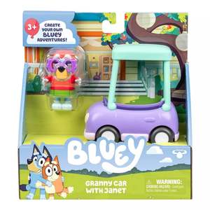 Bluey: Bluey Granny Car with Janet Mini Figure Vehicle Playset