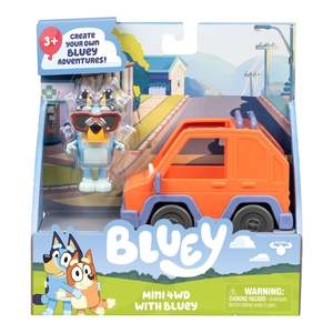 Bluey 4WD with Bluey Mini Figure Vehicle Playset
