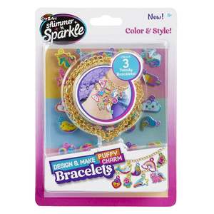 Cra-Z-Art Shimmer 'N Sparkle Design & Make Puffy Charm Bracelets
