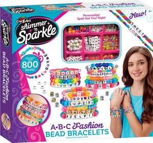 Cra-Z-Art Shimmer 'N Sparkle Abc Fashion Bead Bracelets