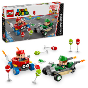 LEGO 72034 Super Mario Mario Kart – Baby Mario vs. Baby Luigi