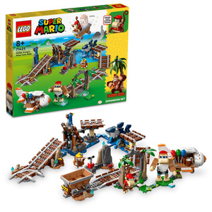 Lego Super Mario: LEGO 71425 Super Mario Diddy Kong's Mine Cart Ride Expansion Set