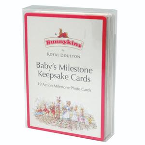 New Born: Bunnykins Baby's Milestone Keepsake Cards