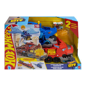 Hot Wheels: Hot Wheels City Ultimate Dual Dragon Hauler