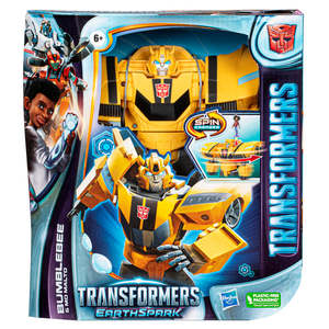 Transformers: Transformers Earthspark Spin Changer Bumblebee & Mo Malto
