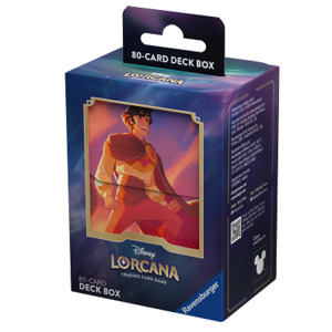 Disney Lorcana Series 5 Shimmering Skies Deck Box - Aladdin