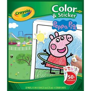 Crayola: Crayola Peppa Pig Colour & Sticker Book