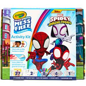 Crayola: Crayola Color Wonder Activity Kit Spidey and His Amazing Friends