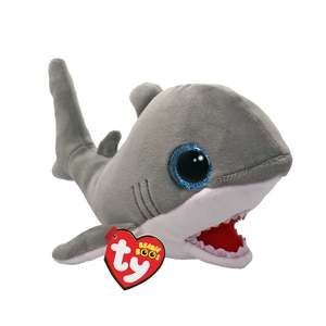 Ty Beanie: Ty Beanie Boos Regular - Finnegan Gray Shark