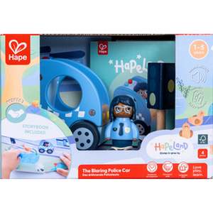 Hape Land The Blaring Police Car