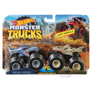 Hot Wheels: Hot Wheels Monster Trucks 1:64 Demolition Doubles 2 Pack Assorted Styles