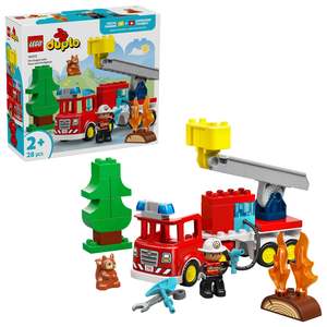 Lego Duplo: LEGO 10473 DUPLO Fire Truck With Hose And Firefighter