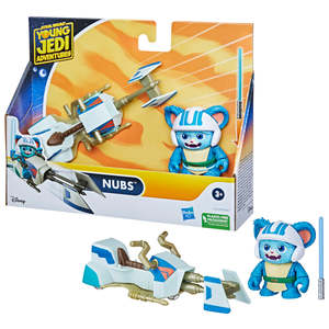 Star Wars Young Jedi Adventure Nubs Figure & Speeder Bike