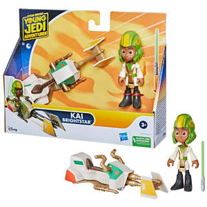 Star Wars Young Jedi Adventure Brightstar Figure & Speeder Bike