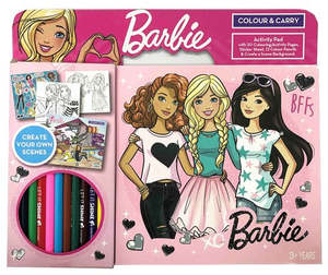 Barbie: Barbie Colour & Carry Activity Pad