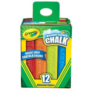 Crayola: Crayola 12 Pack Sidewalk Chalk Boxed