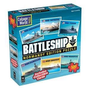Hasbro Gaming: Battleship Normandy Edition 500 Piece Puzzle
