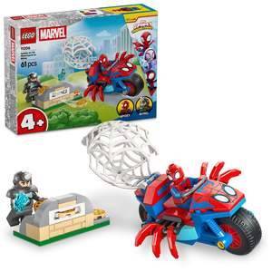Marvel: LEGO 11206 Marvel Spidey And His Amazing Friends Spidey On his Motorcycle vs. Rhino