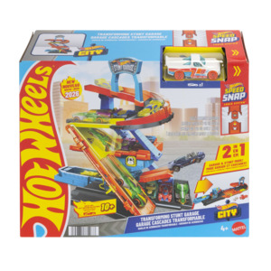 Hot Wheels: Hot Wheels City Transforming Stunt Garage Track Set