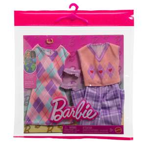 Barbie: Barbie Fashions 2 Pack - Argyle