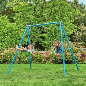 TP Deluxe Double Metal Swing Set with Roped Rapide Seats - TP534 - NEW ARRIVAL