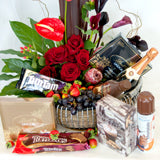 Romance Anniversary: Chocolate Lovers Gift Basket